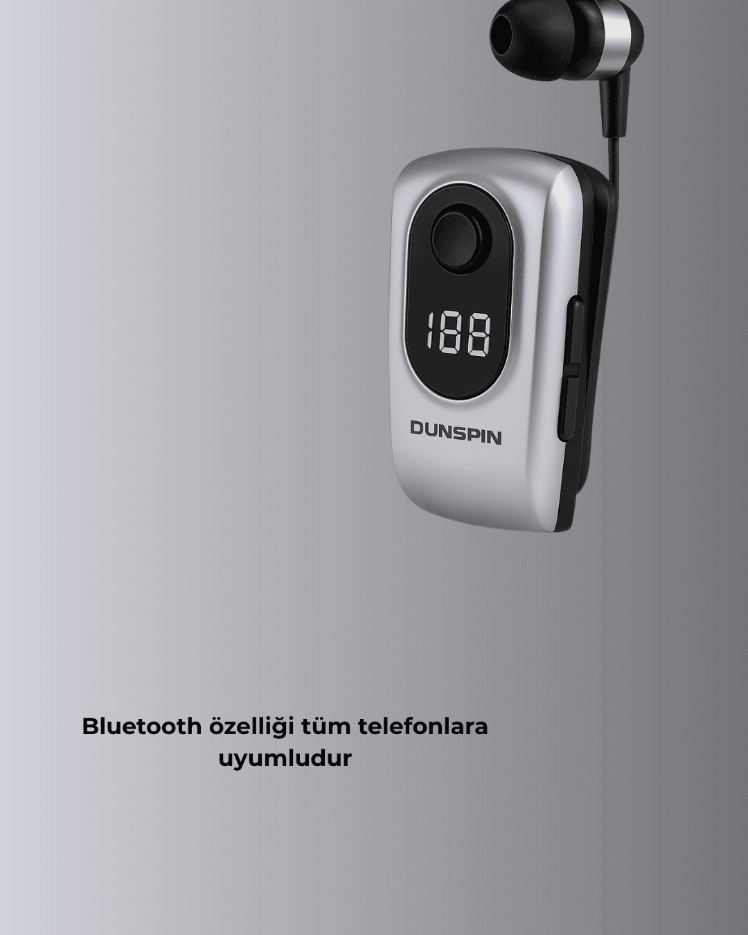 DSF 220 Kablosuz Klipsli Bluetooth Kulaklık 4