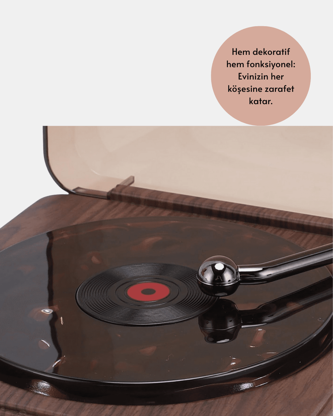 GRAMAFON SPEAKER KAHVERENGİ 4