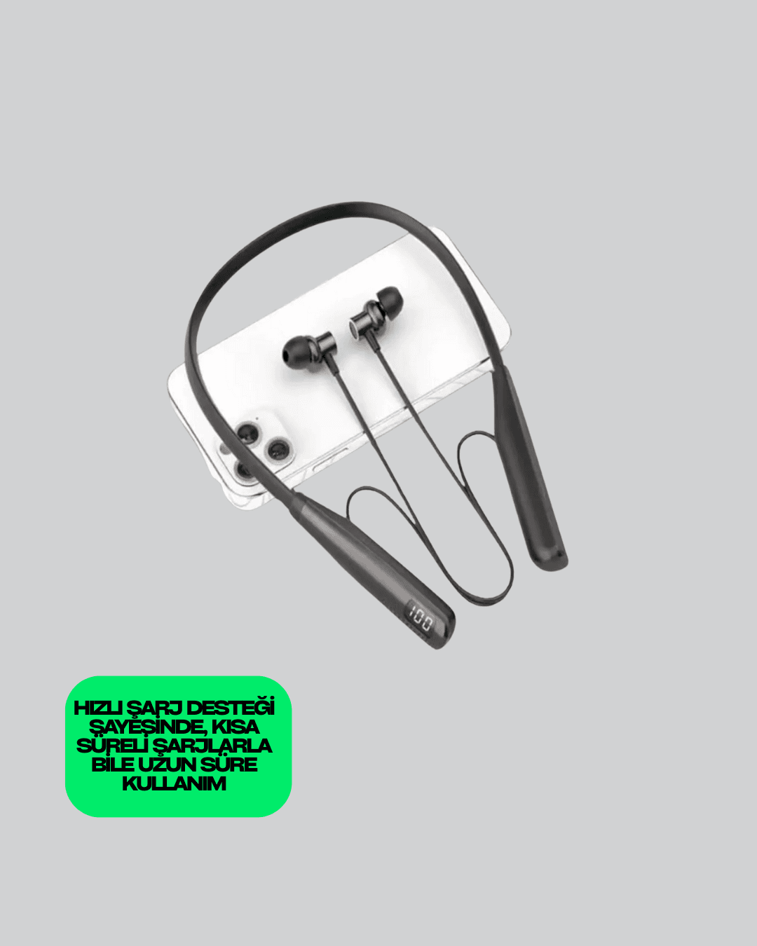 Y12 Bluetooth Kablosuz Kulaklık – LCD Pil Ekranı, Kompozit Diyafram, Dokunmatik Panel 4