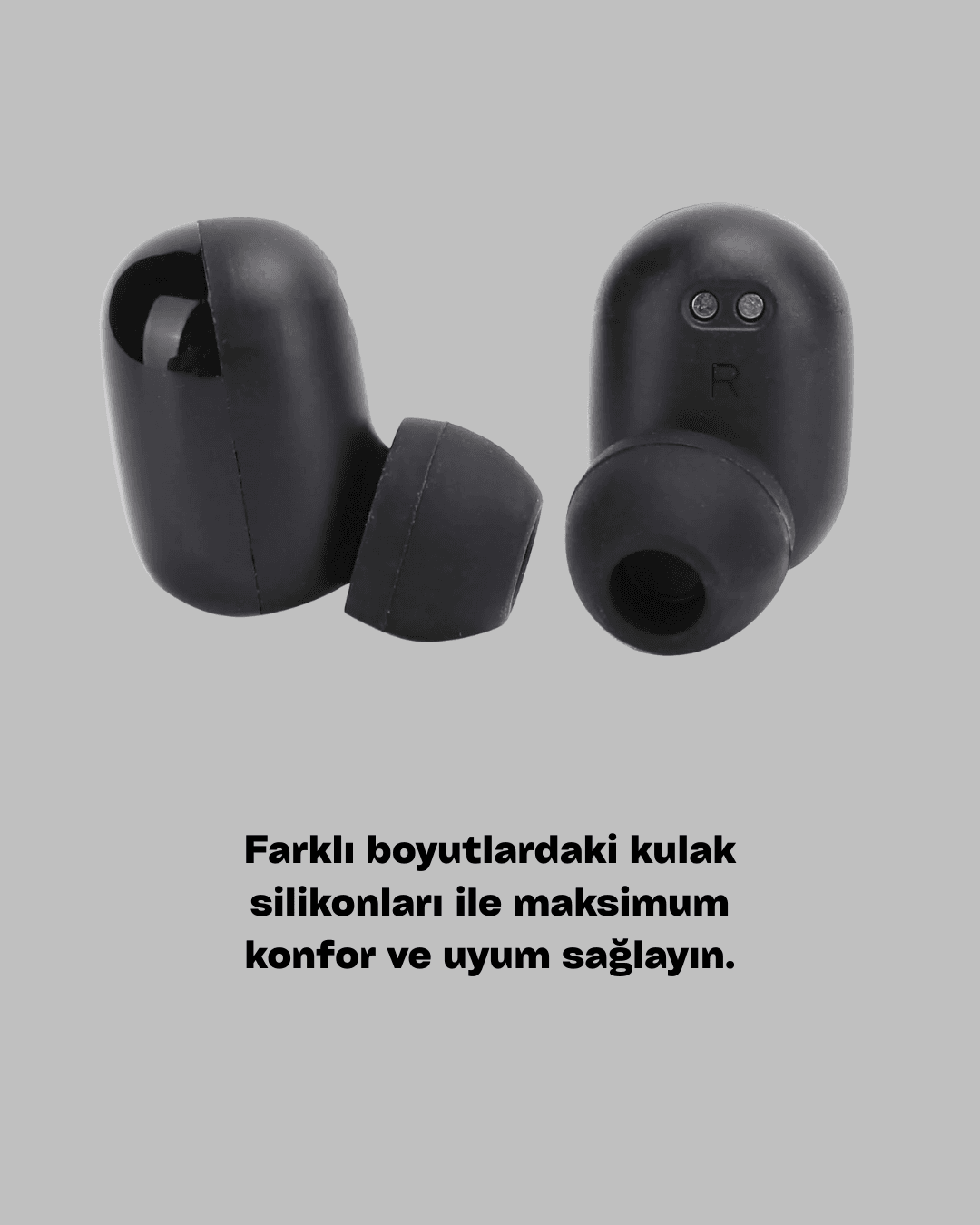 Dokunmatik Kontrollü ABS Malzemeli Bluetooth Kulaklık + Yüksek Kapasiteli Kutu 5