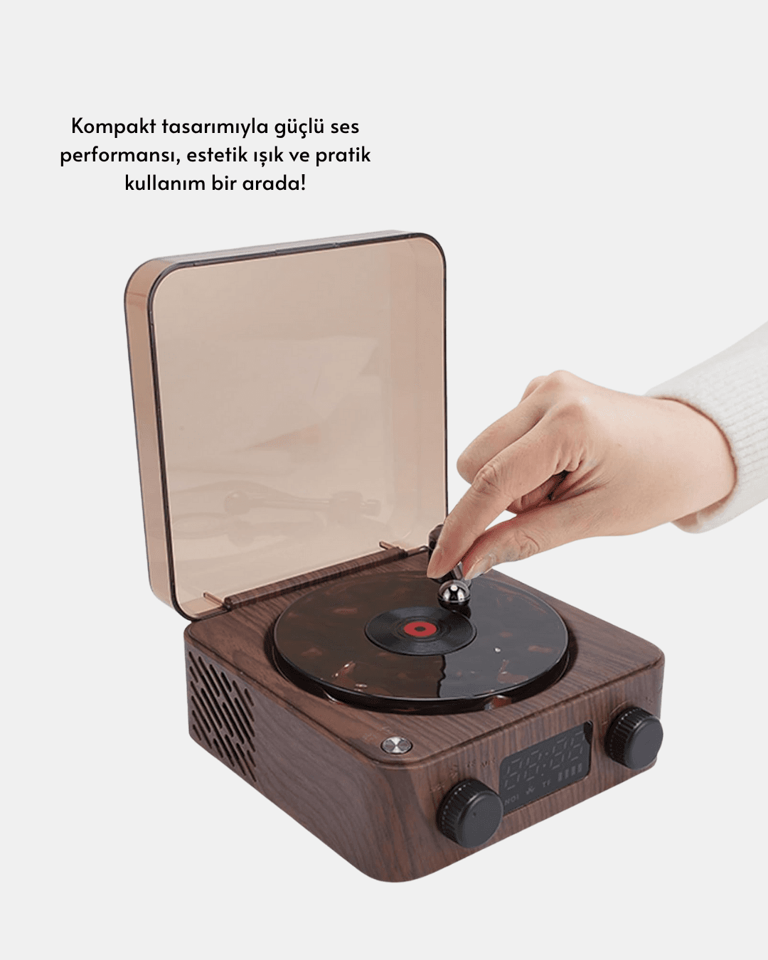 GRAMAFON SPEAKER KAHVERENGİ 5