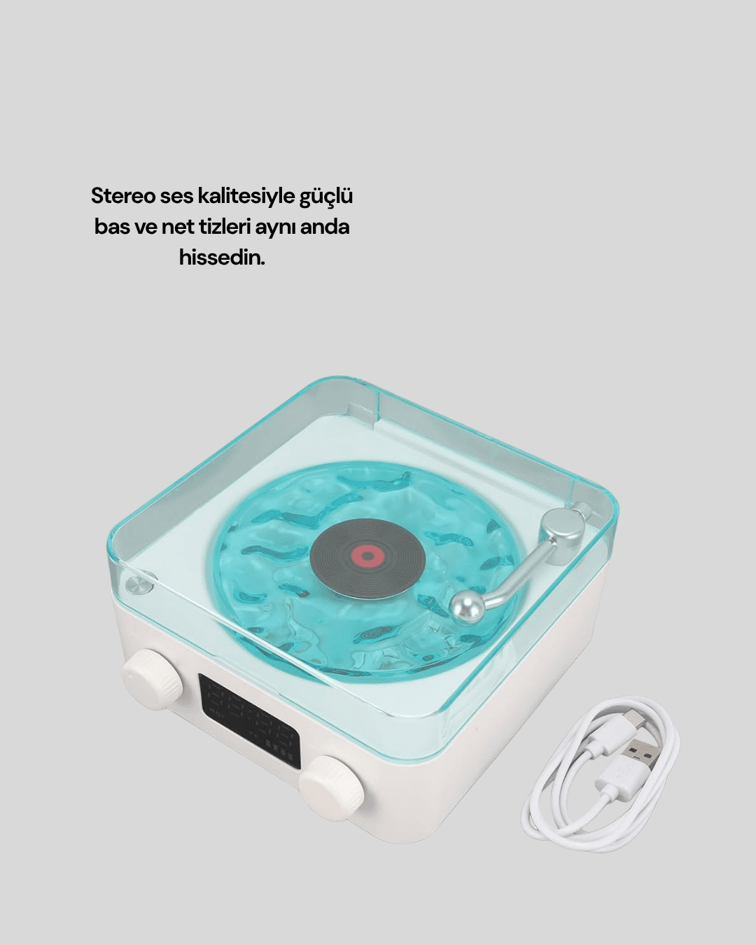 Kablosuz Bluetooth Hoparlör MAVİ 5