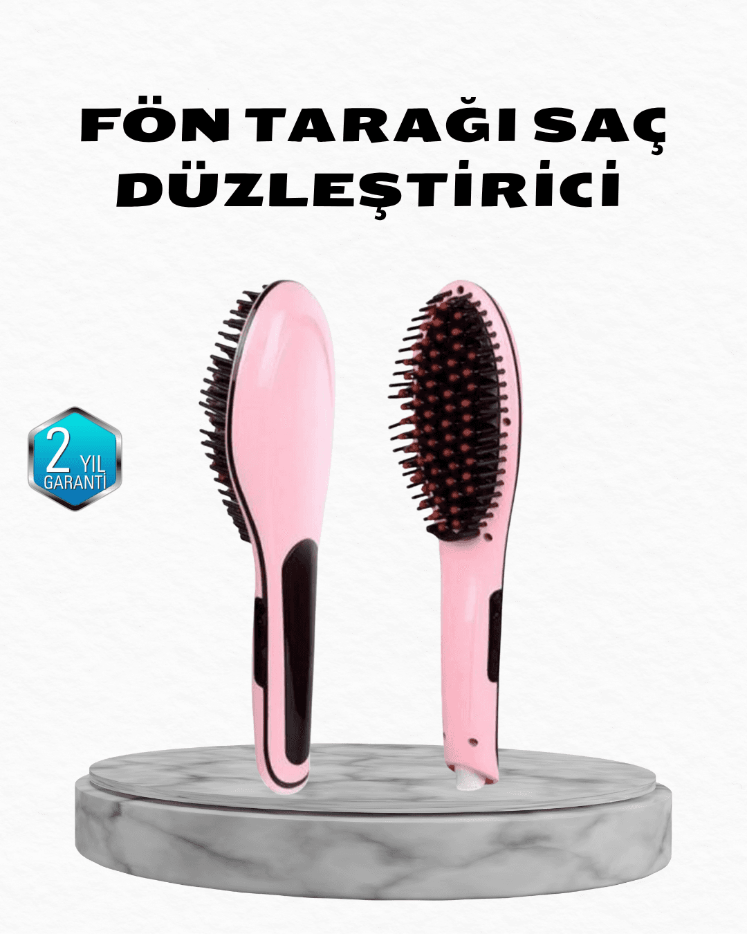 Profesyonel Saç Düzleştirici 5 Kademeli Isı Ayarlı Seramik Plakalı