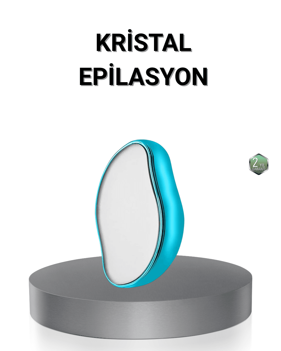 Kristal Tüy Alıcı Epilatör Kremsiz Kullanım Yüz ve Vücut İçin