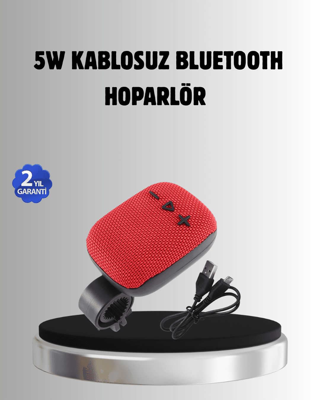 Taşınabilir Bluetooth Hoparlör – 5W Güçlü Ses, TWS ve FM Radyo Özellikli