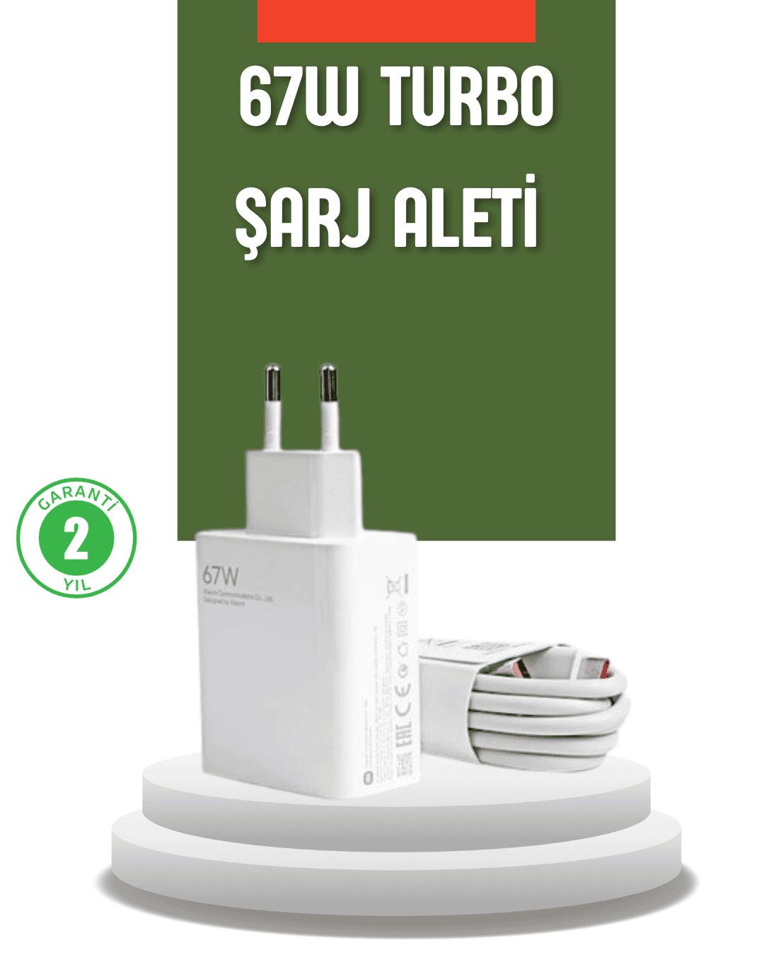 67W Turbo Şarj Cihazı Redmi Note 10 11 12 Uyumlu Hızlı Adaptör