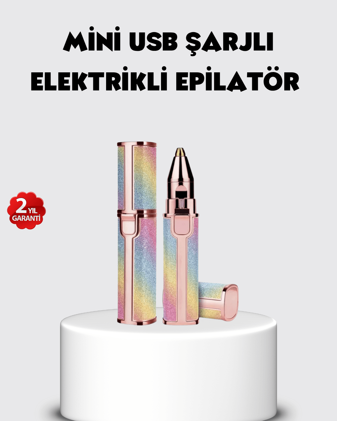 USB Şarjlı Kaş ve Yüz Tüy Alma Cihazı – Taşınabilir ve Acısız Kullanım
