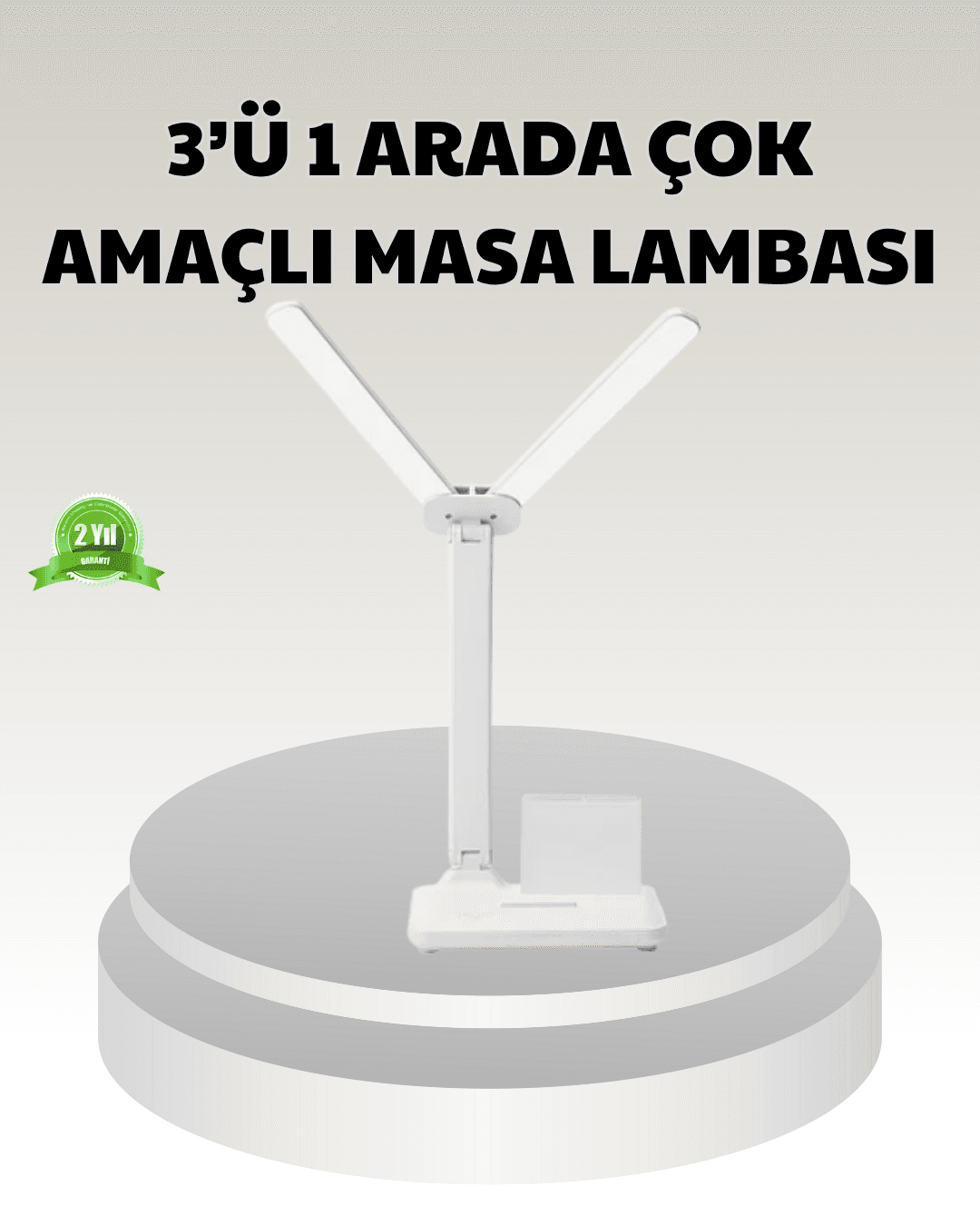 LED Işıklı Masa Lambası – Göz Yormayan, Kısılabilir ve Esnek Başlıklı