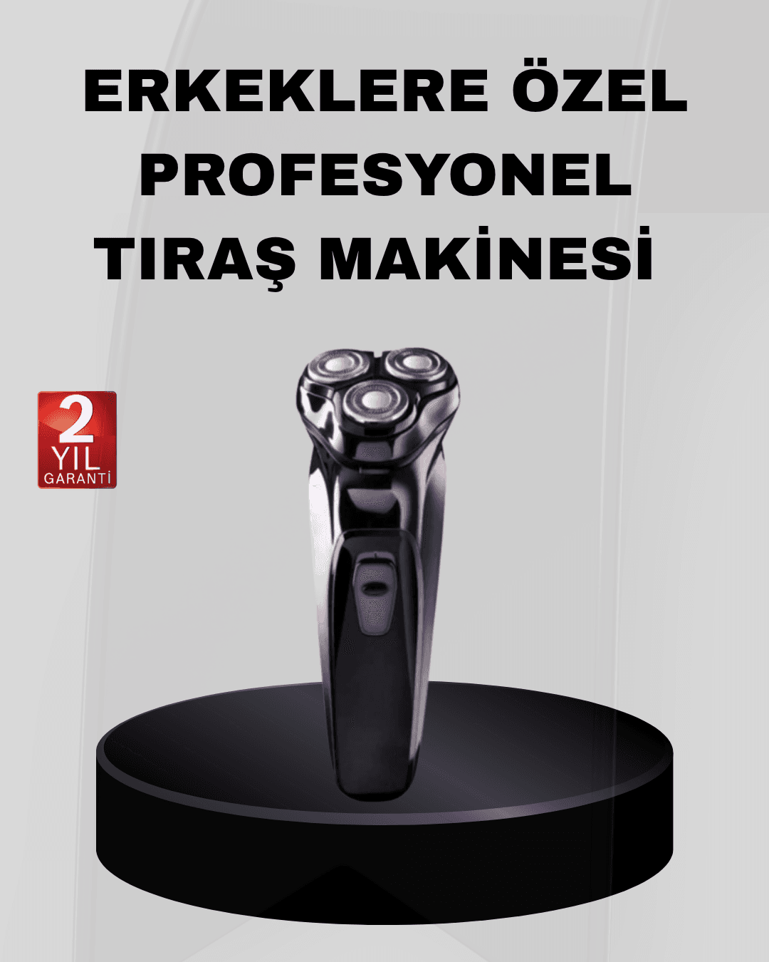 Profesyonel Şarjlı Tıraş Makinesi Ayarlanabilir Başlıklı Kablosuz