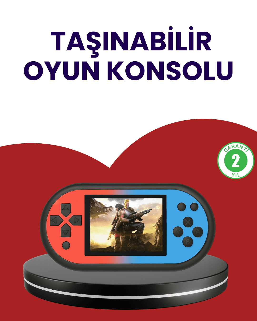 520 Oyunlu El Oyun Konsolu TV Bağlantılı HD LCD Ekranlı Retro Cihaz