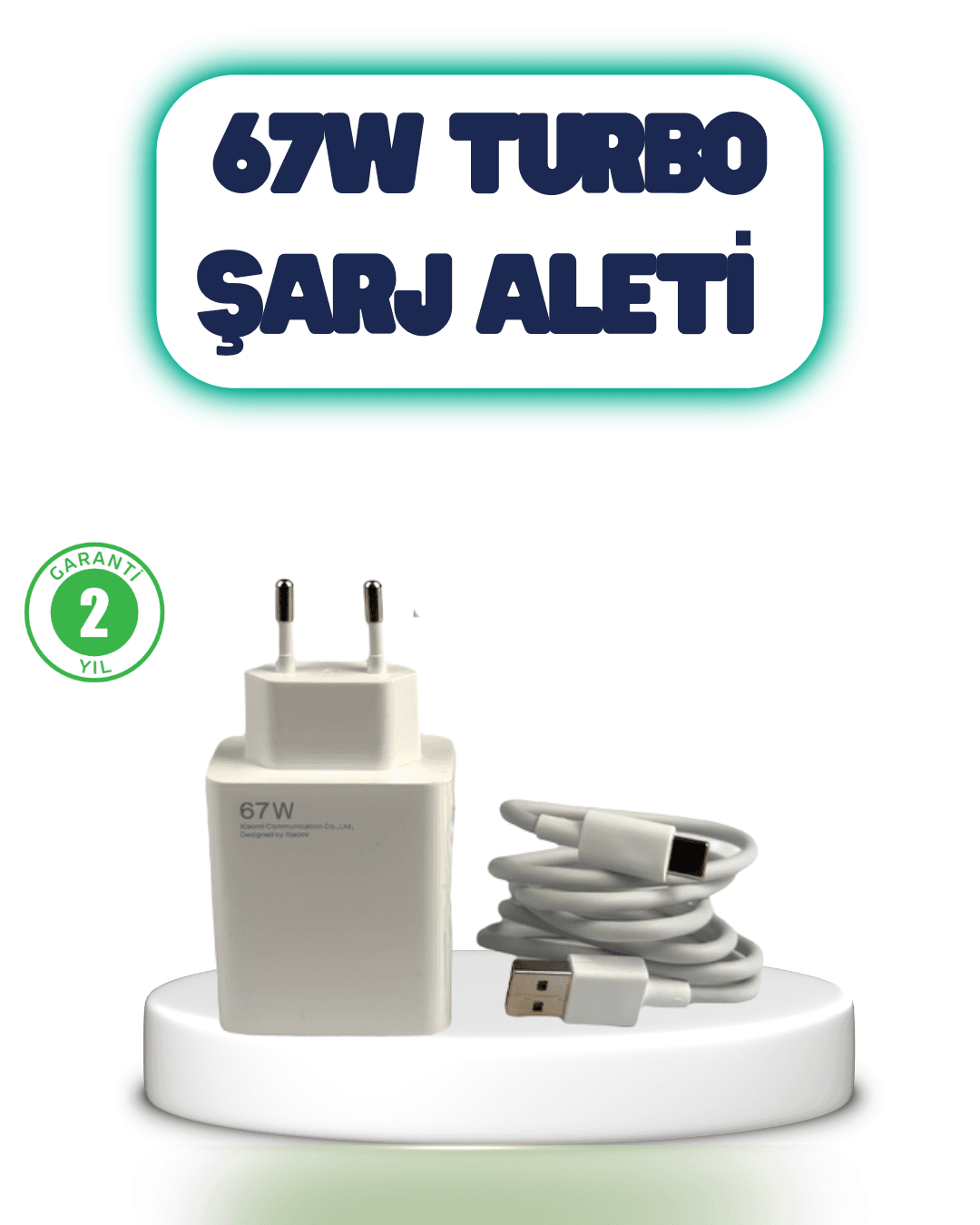 67 Watt Hızlı Şarj Aleti Poco F2 F3 F4 Uyumlu