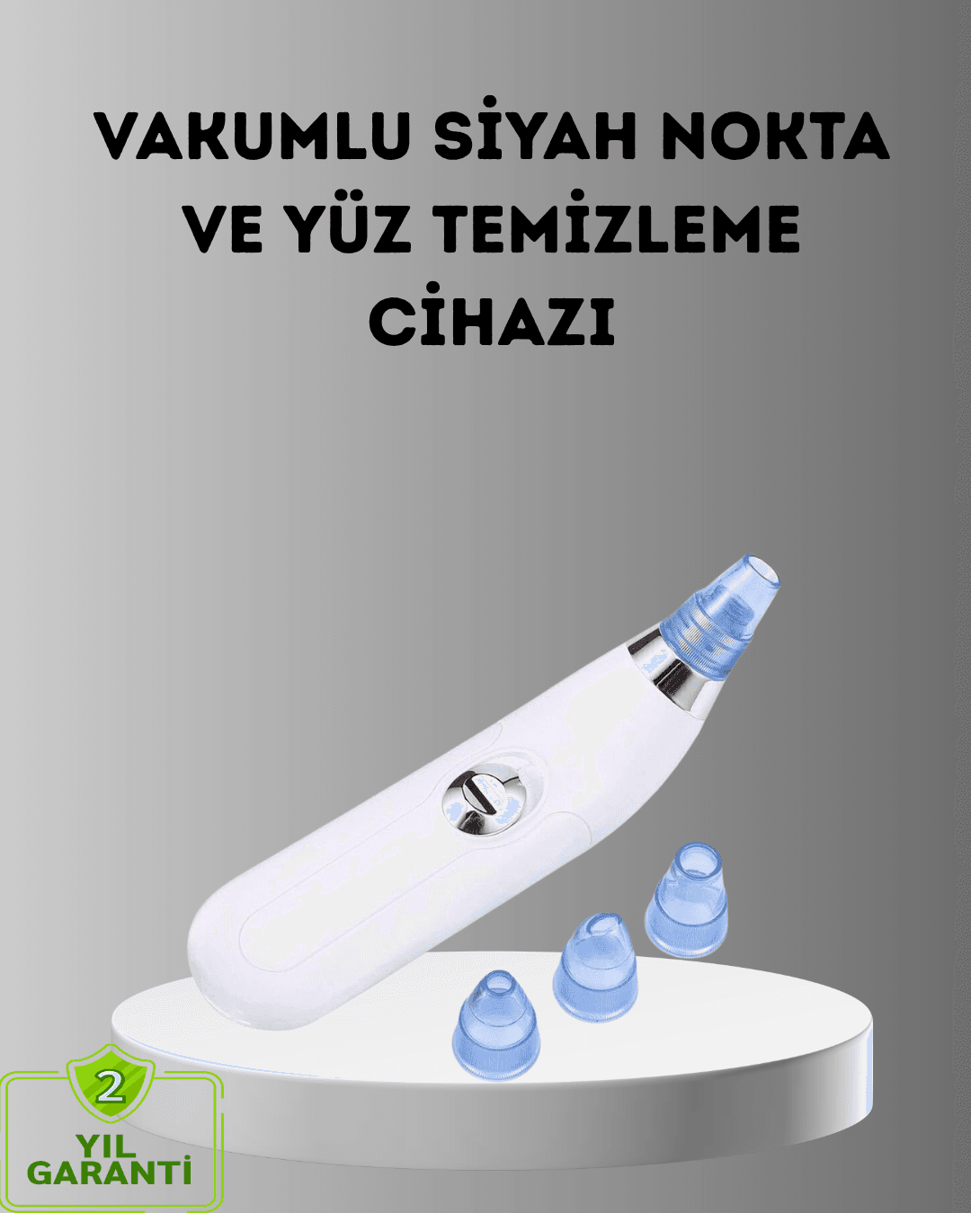 Siyah Nokta ve Gözenek Temizleyici Vakumlu Cihaz – Masajlı Derin Temizlik Teknolojisi
