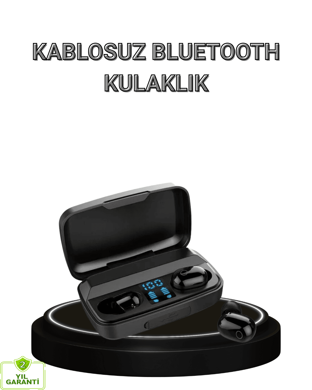 A10s Kablosuz Kulaklık  Çipli Uzun Pil Ömürlü Dokunmatik