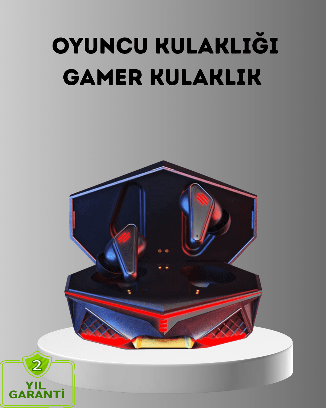 Gürültü Engelleme Özellikli Kablosuz Bluetooth Kulaklık Dokunmatik