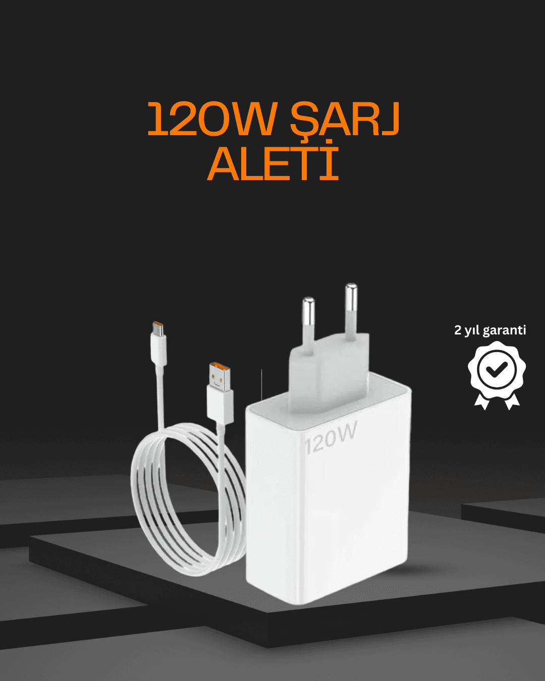 120W Type C Hızlı Şarj Adaptörü Poco X3 X4 X5 Pro Uyumlu Şarj Başlığı