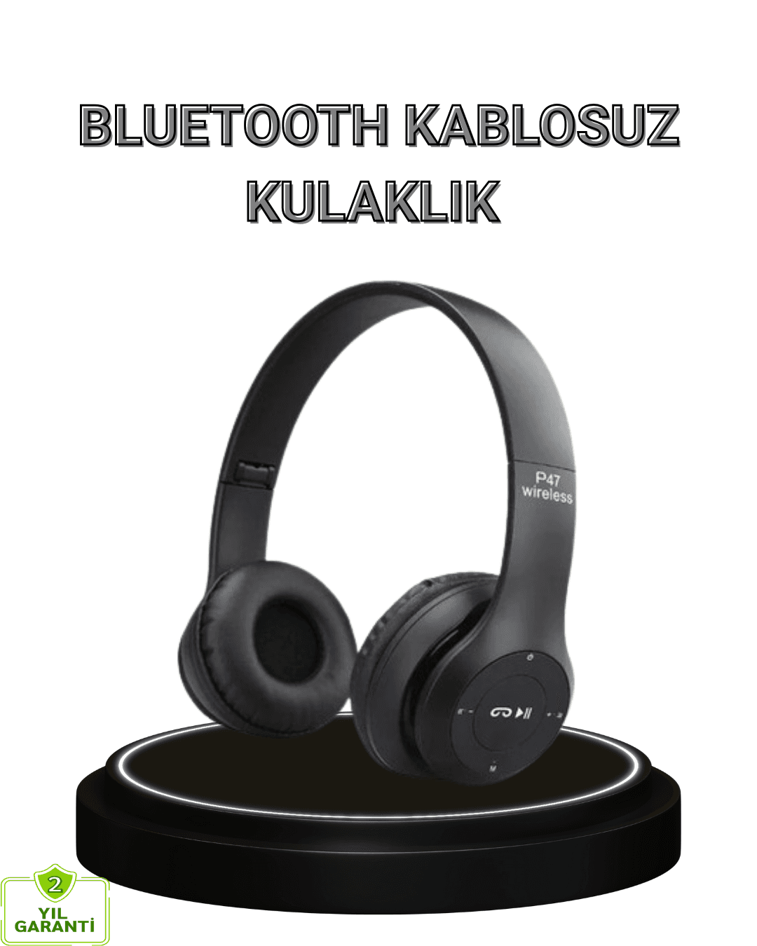 Kablosuz Kulaklık – Ergonomik Tasarım ve Uzun Pil Ömrü