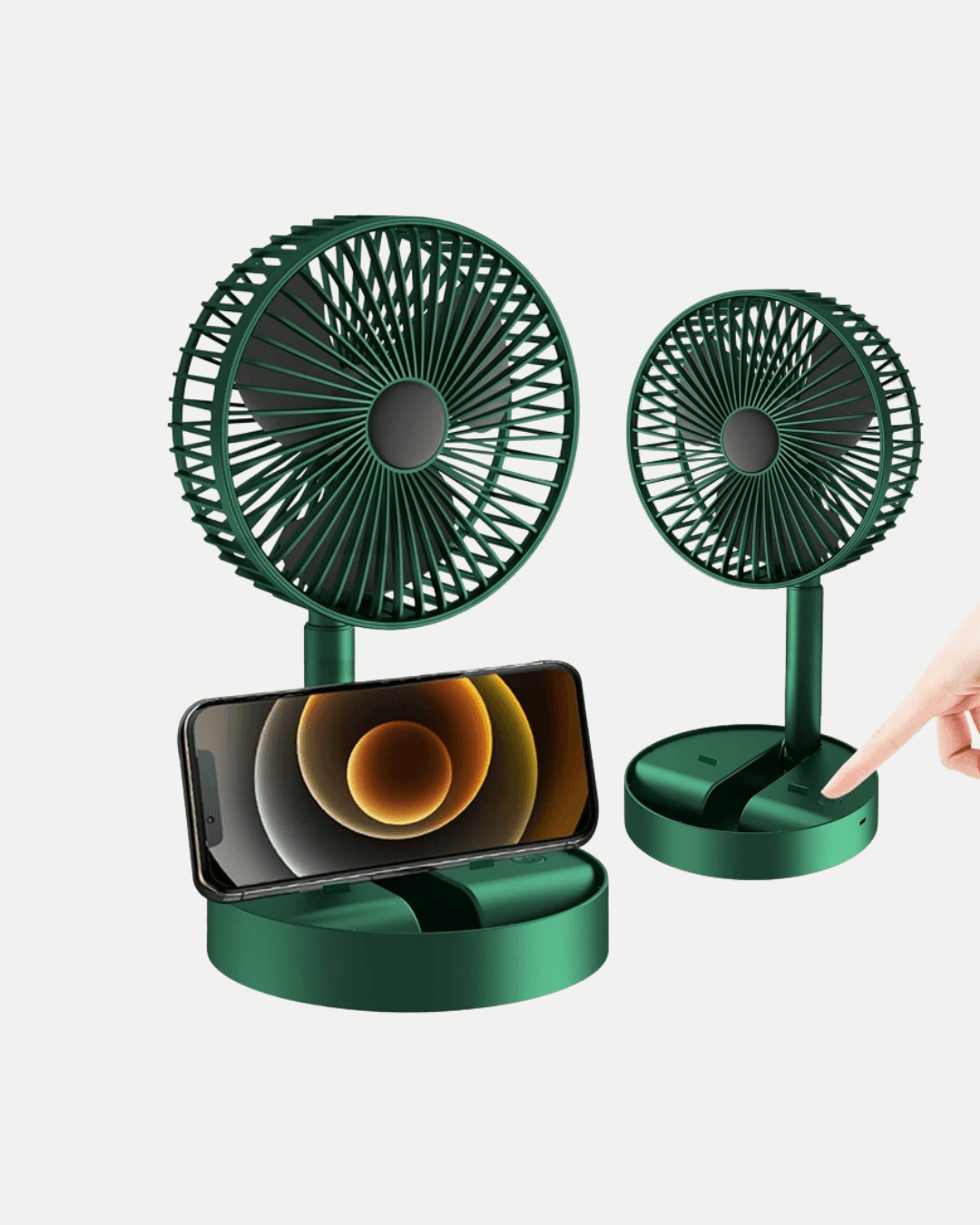 Taşınabilir Katlanabilir Mini Fan 3 Kademeli Şarj Edilebilir 3