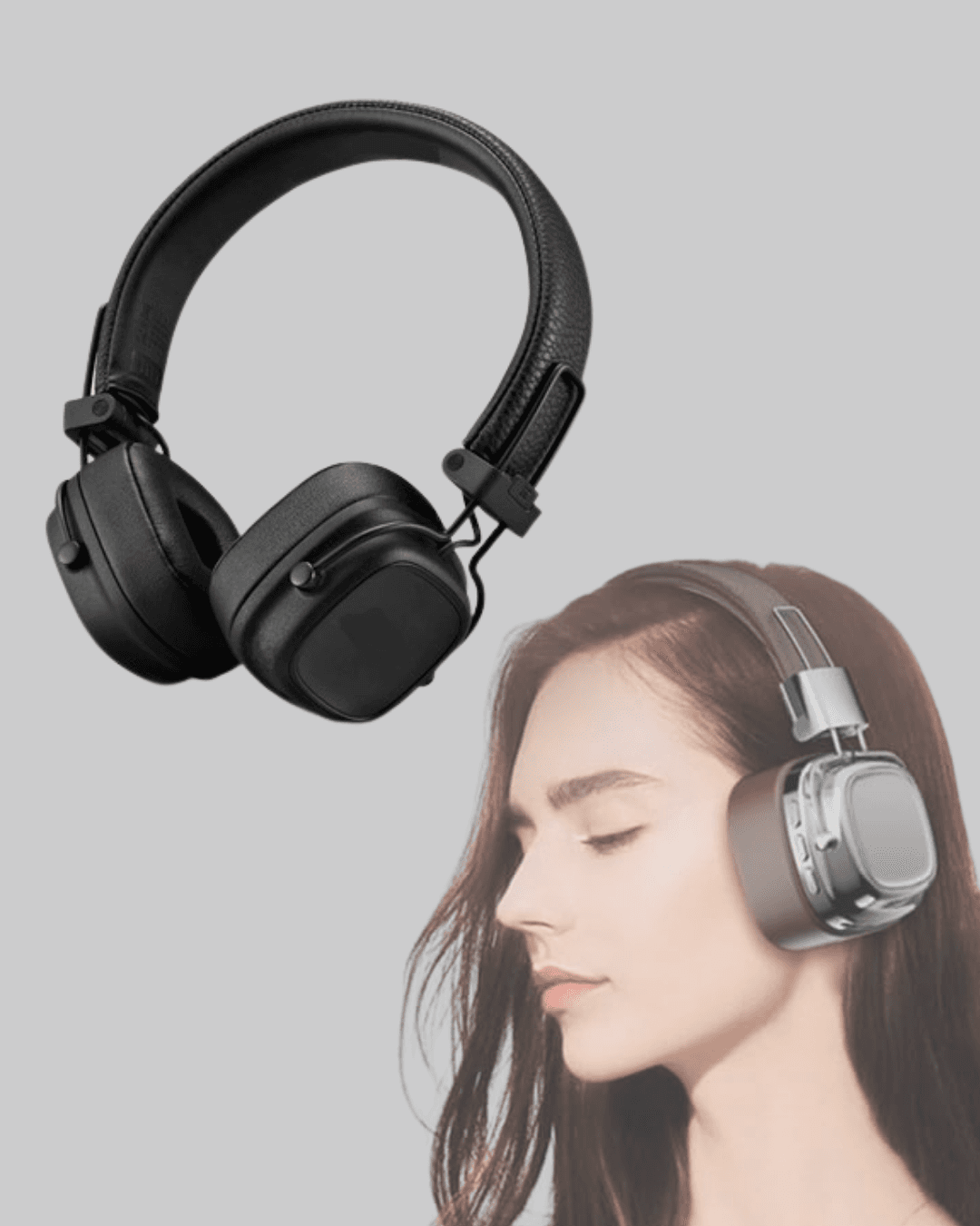 Bluetooth Kablosuz Kulak Üstü Kulaklık Katlanabilir Konforlu ve Şık Tasarımlı 3