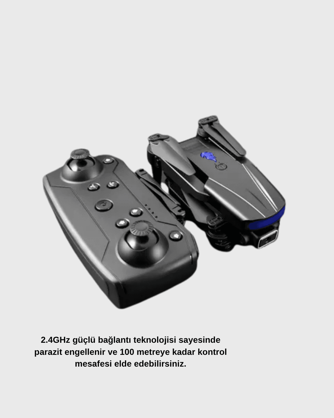 4K Katlanabilir Drone Uzaktan Kontrollü Wi-Fi Görüntü Aktarımlı 3