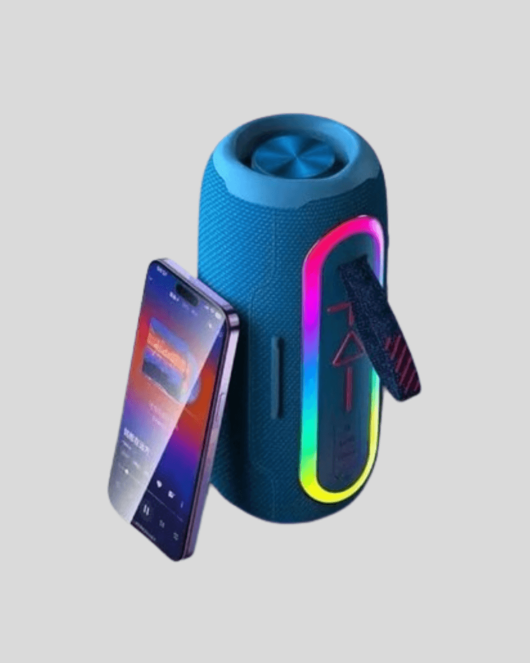 Mini Mavi Bluetooth Hoparlör Şık Görünüm ve Taşınabilir Güçlü Ses 3