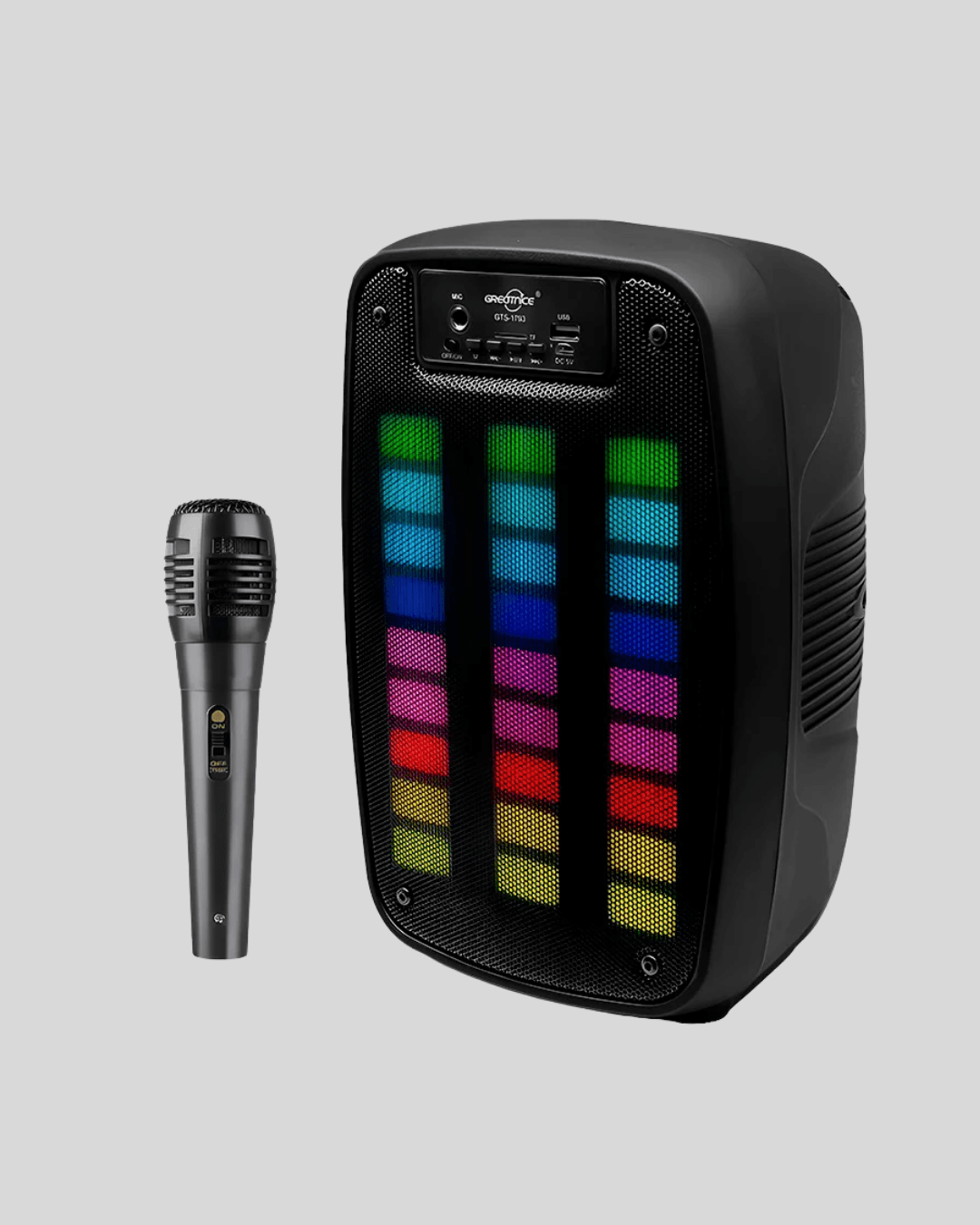 GTS 1793 Kablosuz Bluetooth Hoparlör 6.5 İnç Işıklı ve Güçlü Bass 3