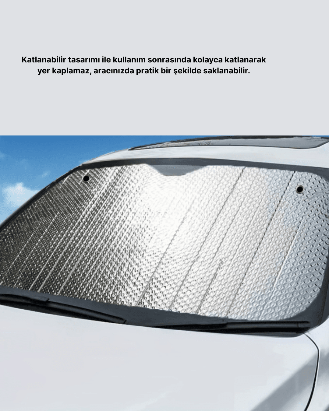 Katlanabilir Araba Güneşliği – UV Işınlarına Karşı Maksimum Koruma 3