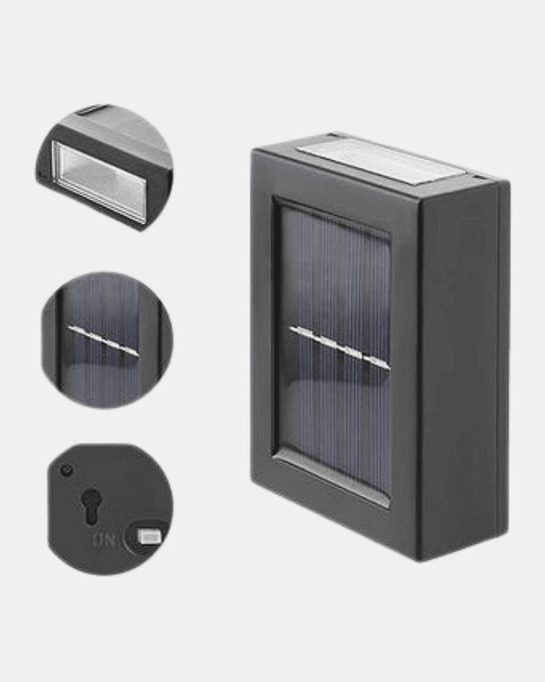 Dayanıklı Solar Aplik Hava Koşullarına Dayanıklı Dış Mekan Işığı 4