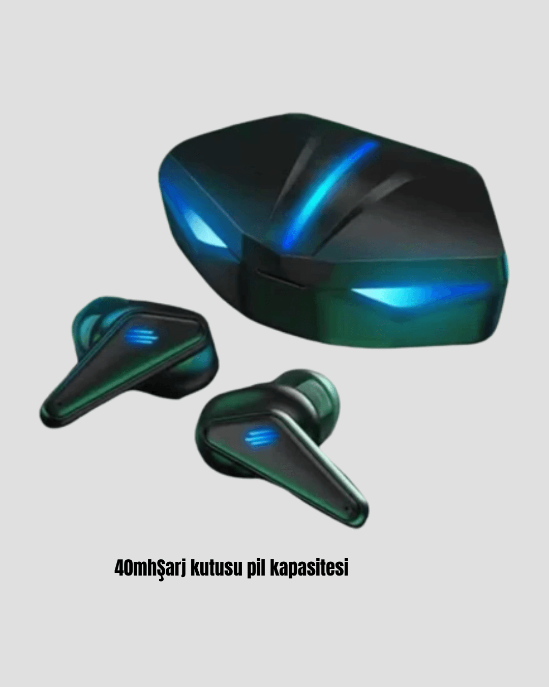 Tam Kablosuz Oyuncu Kulaklığı 5.0 Bluetooth LED Kontrollü 4