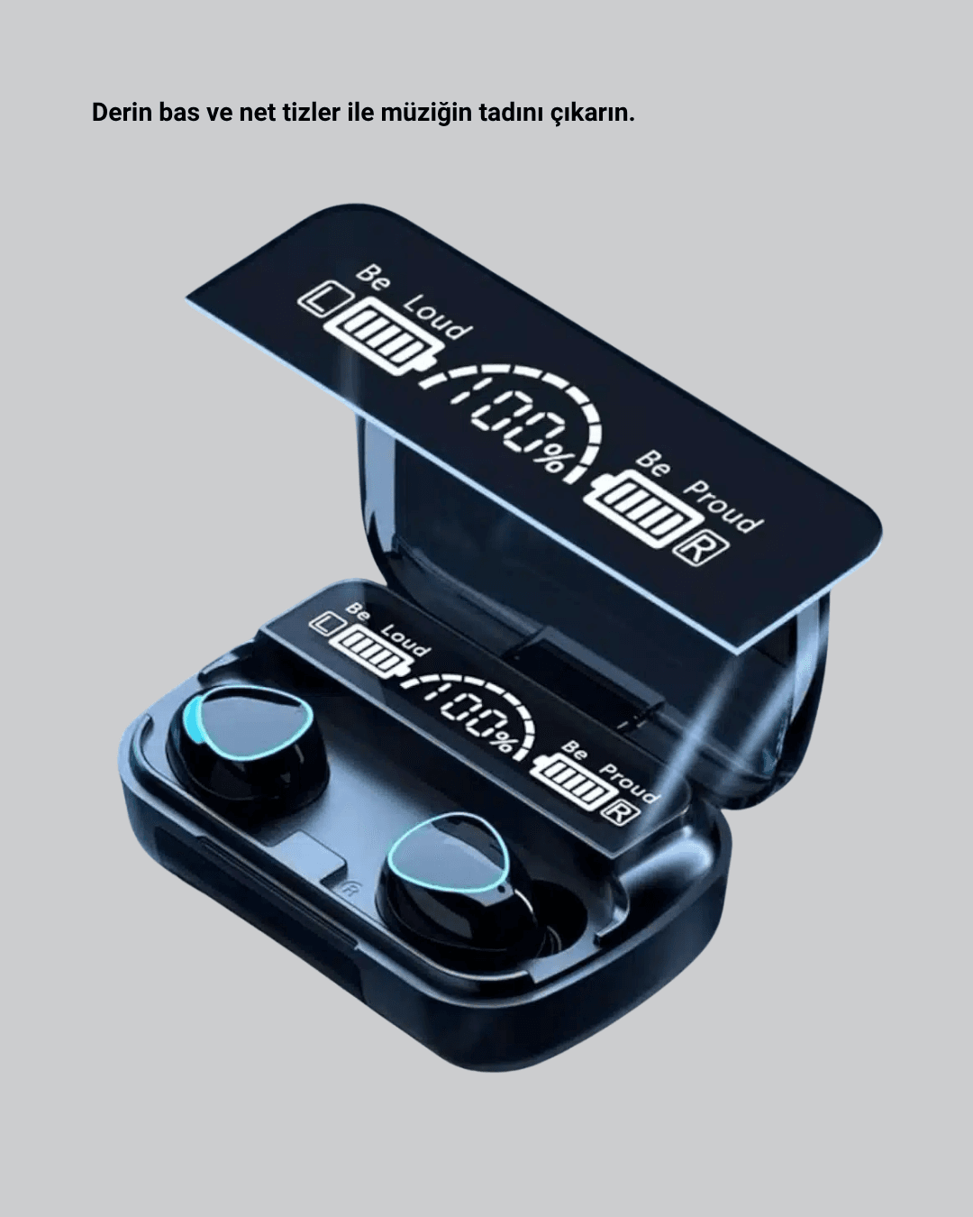 Kablosuz Bluetooth Kulaklık 5.1 Uzun Pil Ömrü Gürültü Engelleme 4