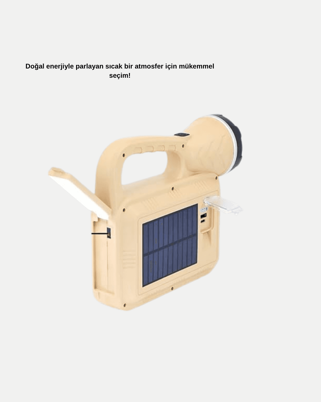 Alev Efektli Solar Lamba COB Işıklı Taşınabilir Bahçe Kamp Aydınlatma 4