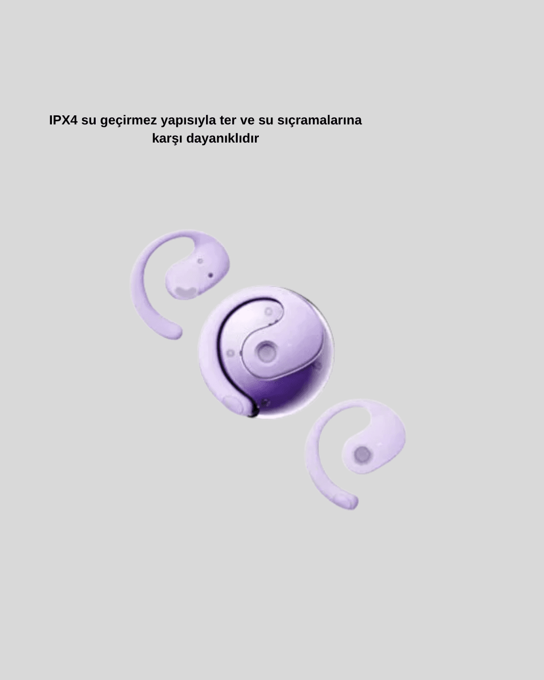 S05 Bluetooth 5.3 Kulaklık IPX4 Su Geçirmez Hızlı Eşleşme Güçlü Stereo Ses 4