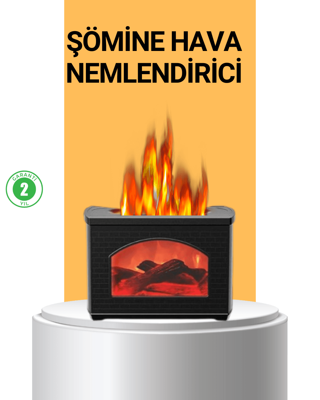 Aromaterapi Destekli Ultrasonik Nemlendirici USB Bağlantılı Sessiz Model