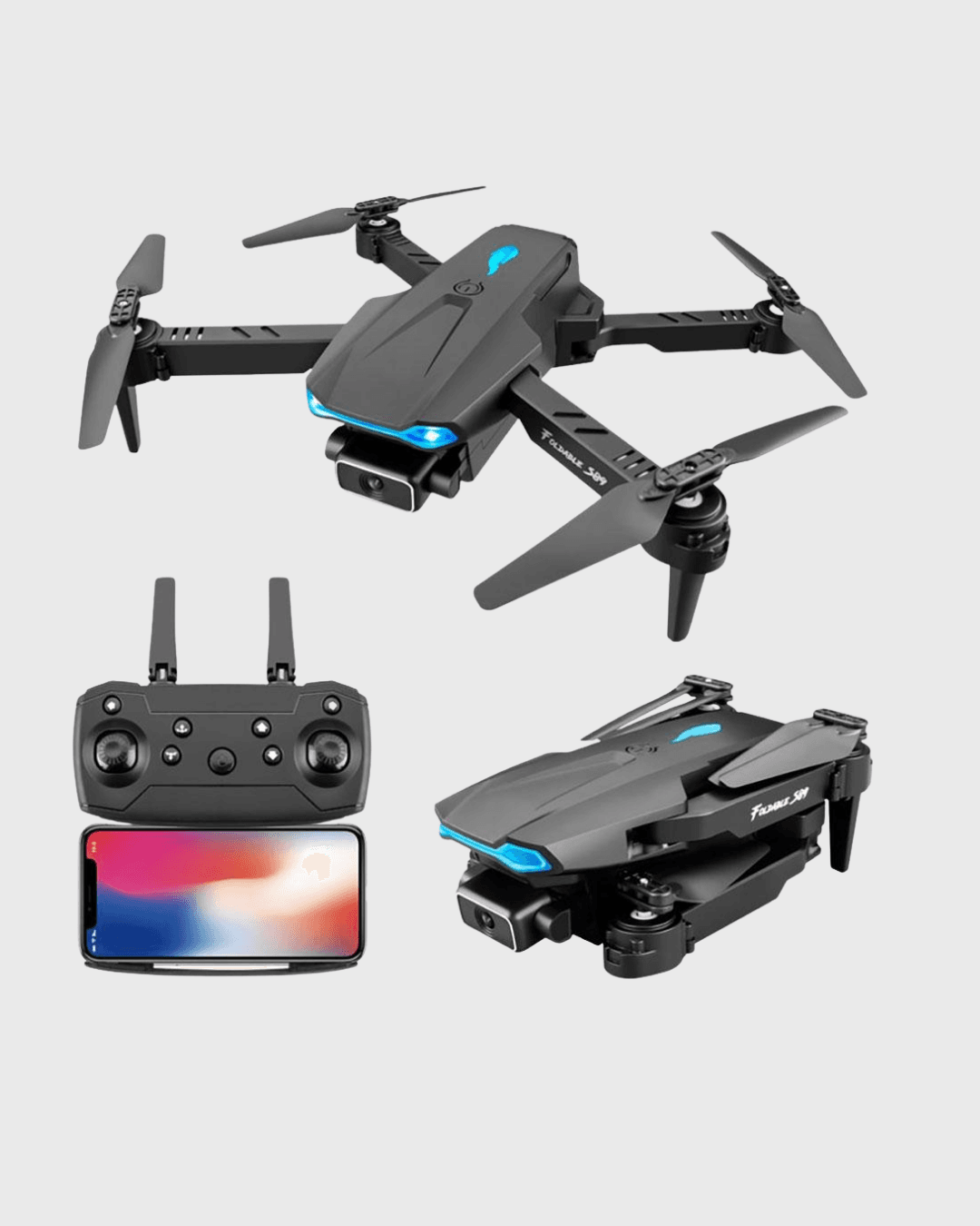 4K Katlanabilir Drone Uzaktan Kontrollü Wi-Fi Görüntü Aktarımlı 4