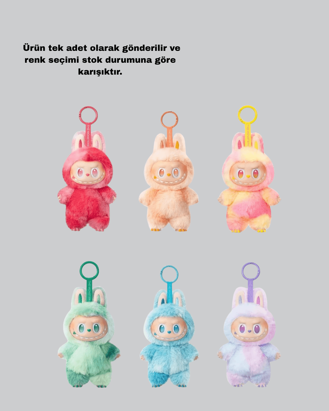 Labubu Peluş Oyuncak – Koleksiyonluk Yumuşak Dekoratif Figür 20 cm 4