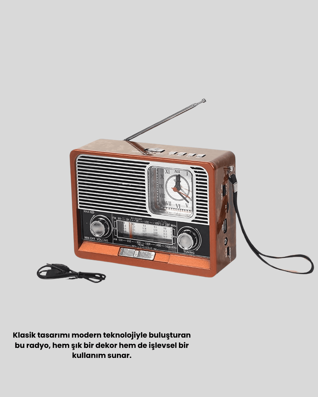 Vintage Radyo – Nostaljik Tasarım ve Modern Teknoloji Bir Arada 4