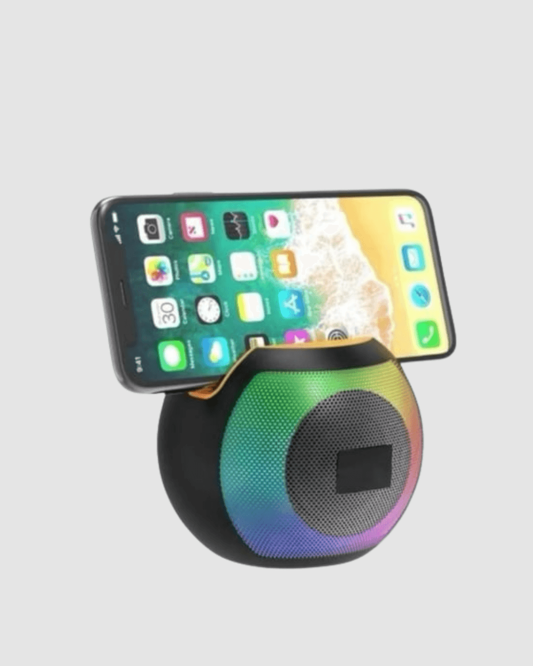 Bluetooth 5.0 Hoparlör – RGB Işıklı, Güçlü Bas ve 360° Surround Ses 4