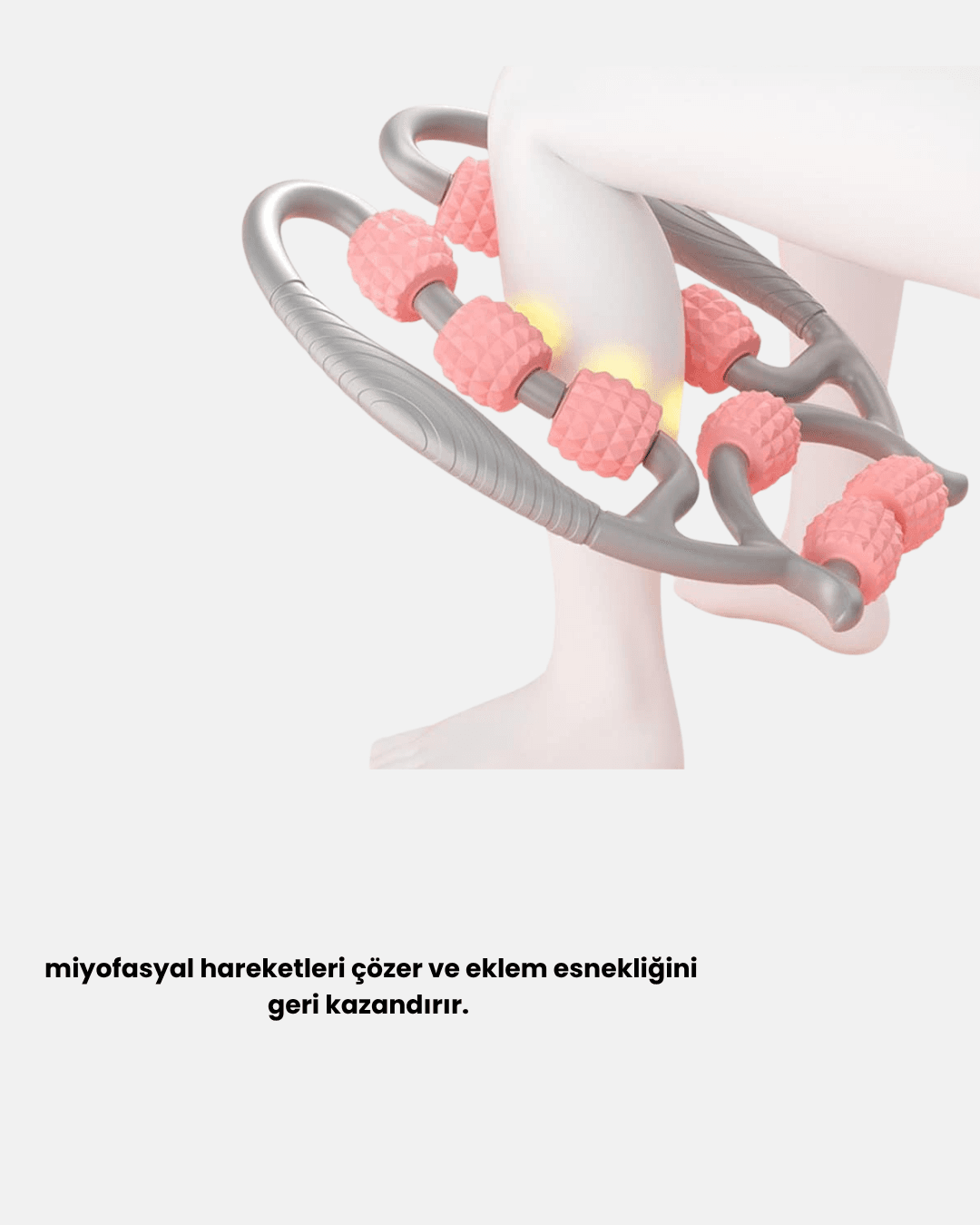 3D Nokta Masaj Aleti Derin Kas Rahatlatıcı Vücut Şekillendirici Silikon Masaj Başlıklı 4