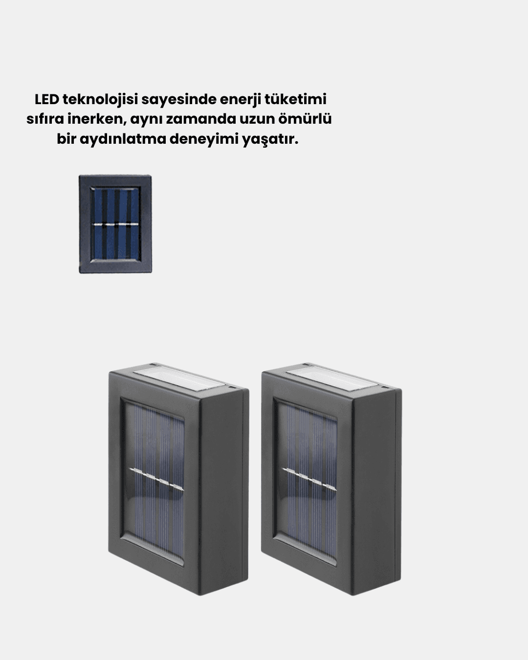 Dayanıklı Solar Aplik Hava Koşullarına Dayanıklı Dış Mekan Işığı 5