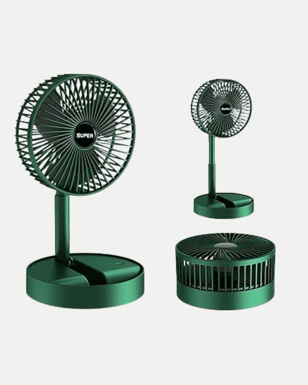 Taşınabilir Katlanabilir Mini Fan 3 Kademeli Şarj Edilebilir 5