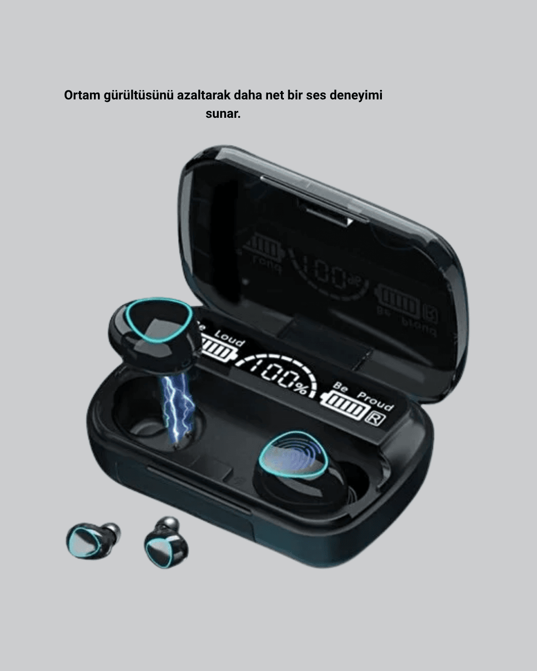 Kablosuz Bluetooth Kulaklık 5.1 Uzun Pil Ömrü Gürültü Engelleme 5