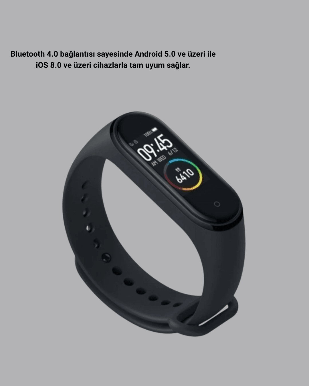 Bluetooth Akıllı Bileklik Spor Modlu Kalp Atış Takipli Uyku Analizli 5