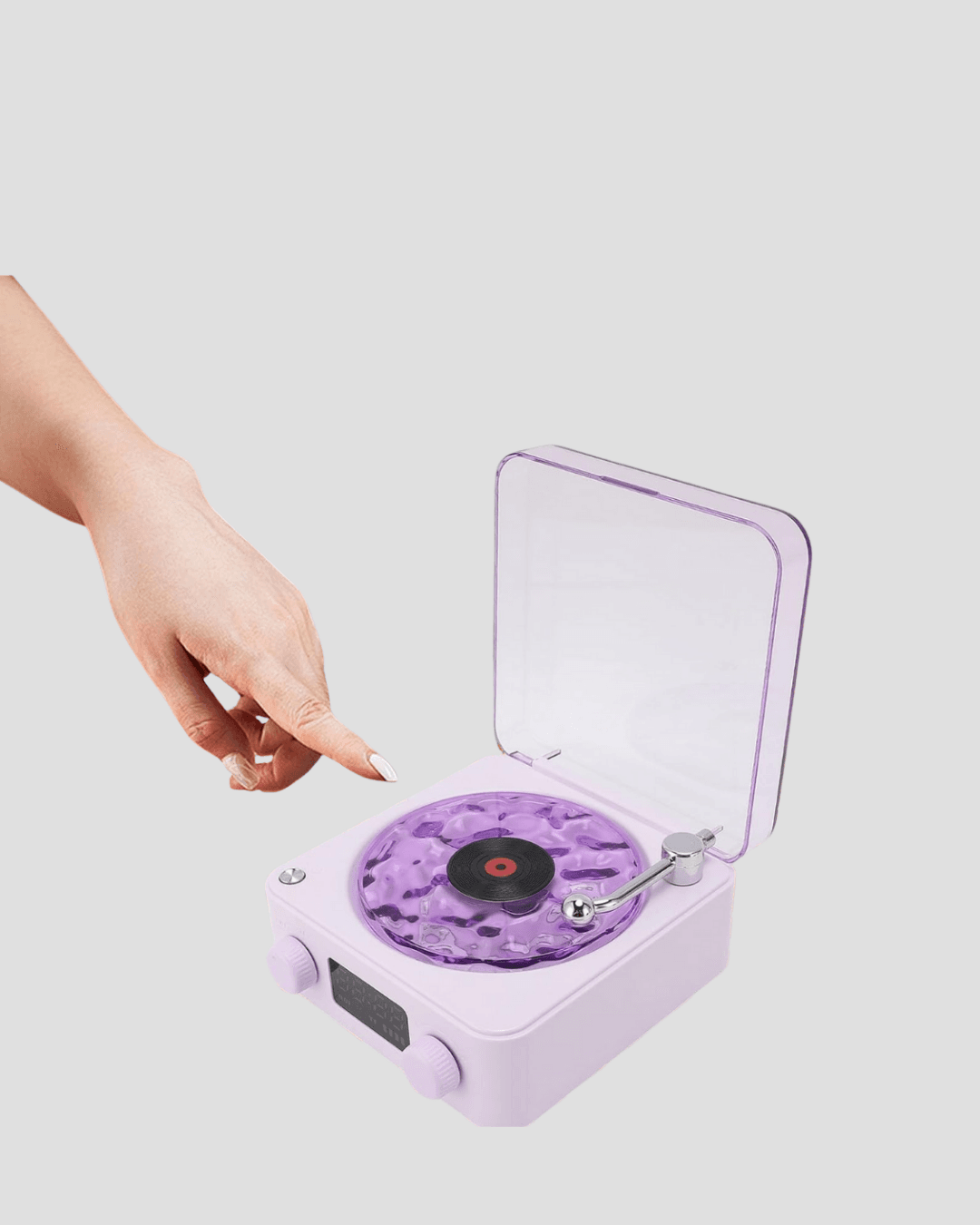 Retro Pikap Hoparlör Bluetooth AUX USB Type-C Projektörlü 360° Sesli Taşınabilir 5