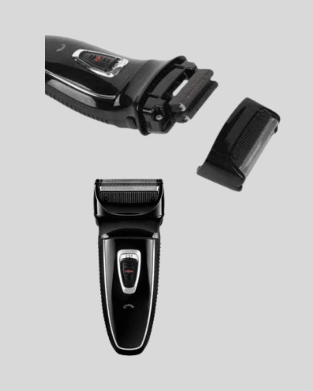 Şarjlı Kablosuz Tıraş Makinesi Çift Başlık Kuru Tıraş Ergonomik Taşınabilir 5