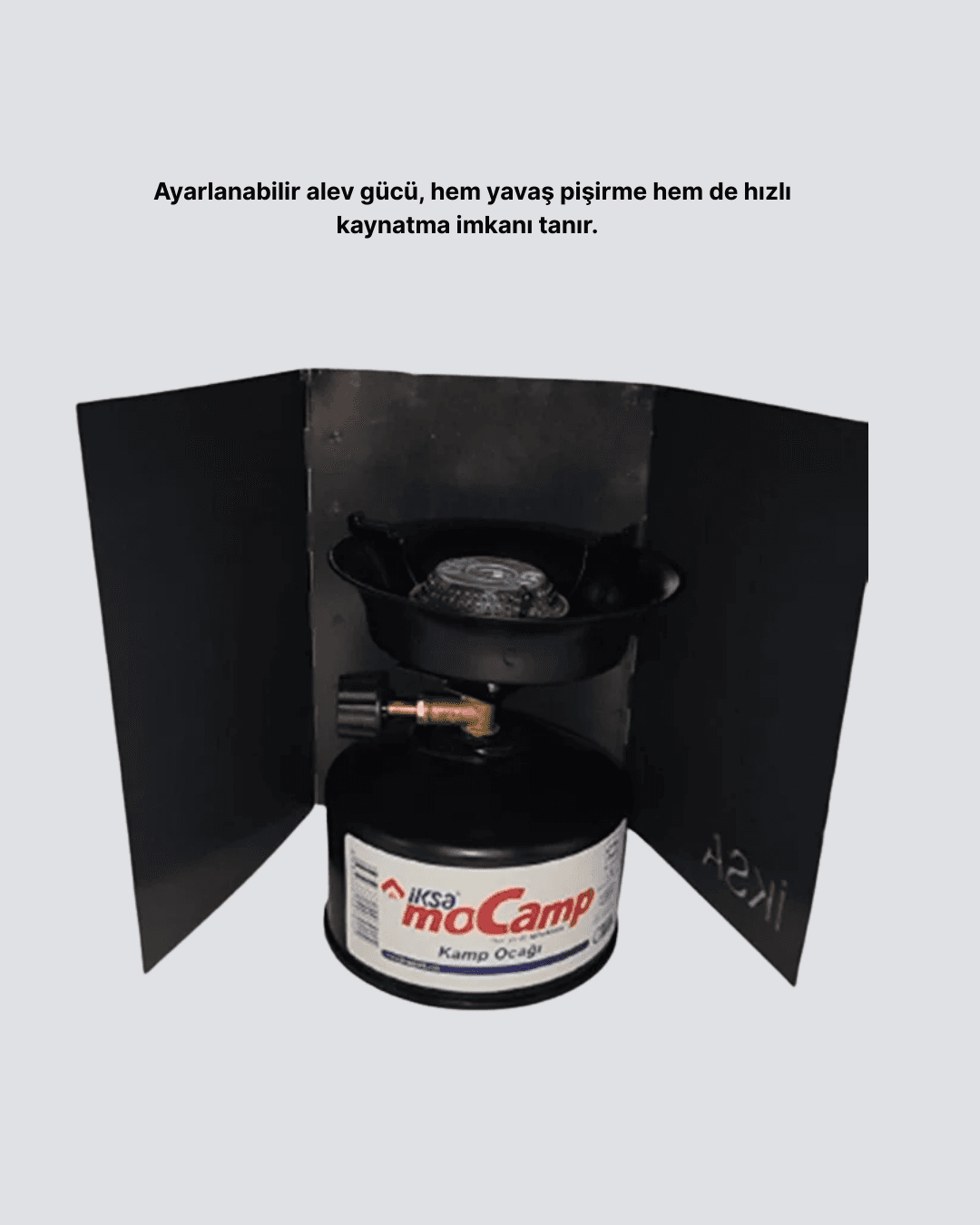 Taşınabilir Kamp Ocağı Seti Pişirme Alanı Ayarlanabilir Alev 5
