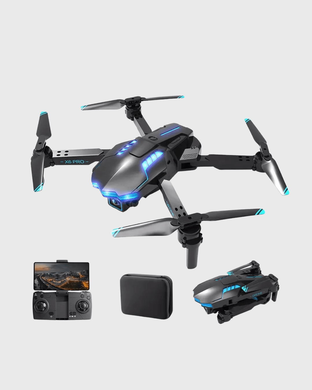 4K Katlanabilir Drone Uzaktan Kontrollü Wi-Fi Görüntü Aktarımlı 5