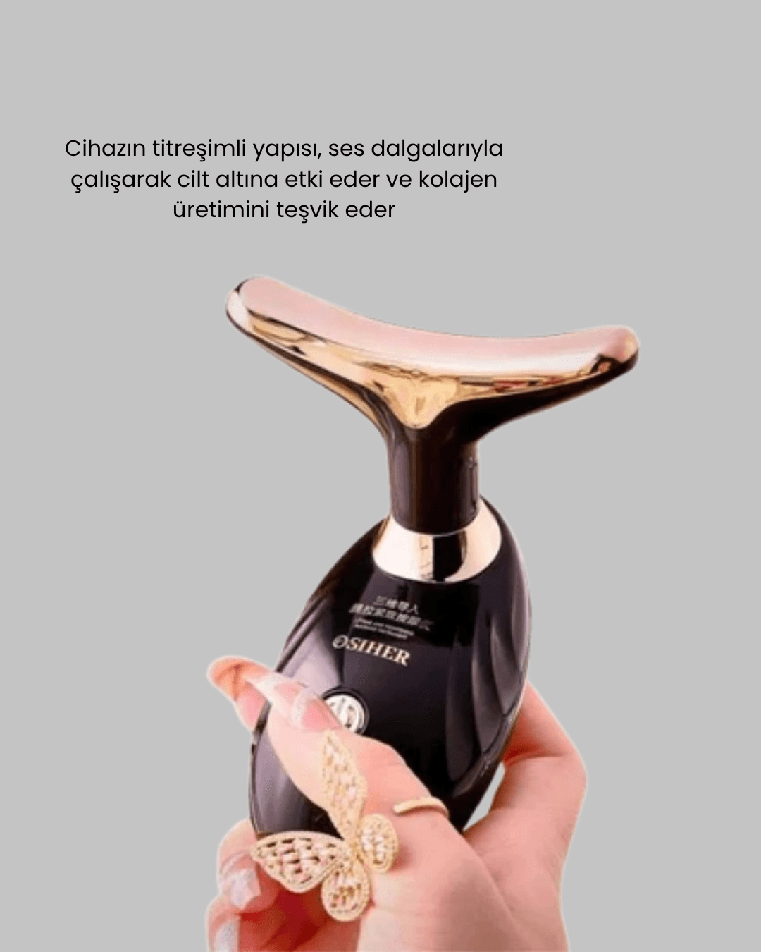 Titreşimli Cilt Gençleştirme Cihazı Yüz ve Boyun Sıkılaştırıcı 4