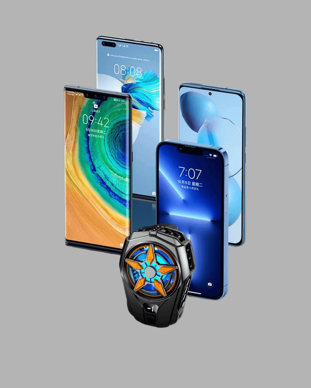 Telefon Soğutucu Radyatör Type-C Bağlantılı 2 Kademeli Dijital Kontrollü 5