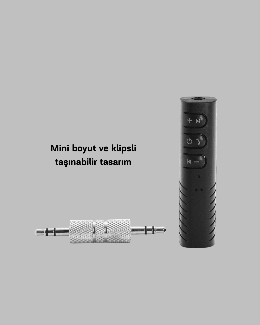 Bluetooth 4.1 Müzik Alıcısı 3.5mm Aux Girişli Mini Kablosuz Adaptör 5