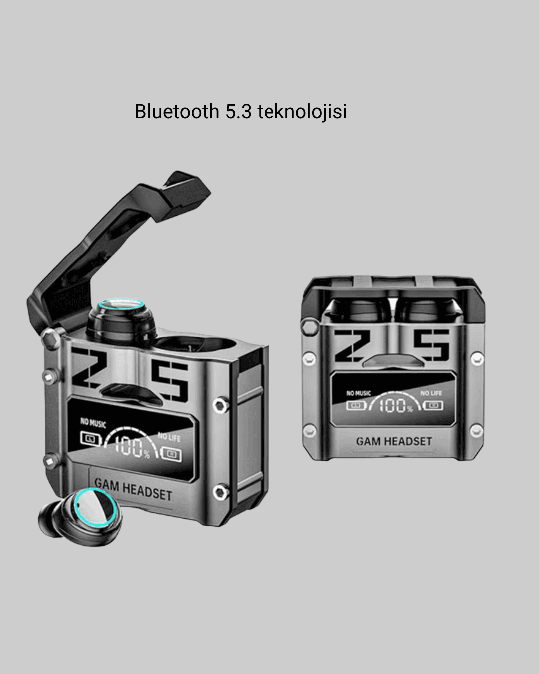 Bluetooth 5.3 Kablosuz Kulaklık – Ultra HD Ses Kalitesi, Gürültü Engelleme 5
