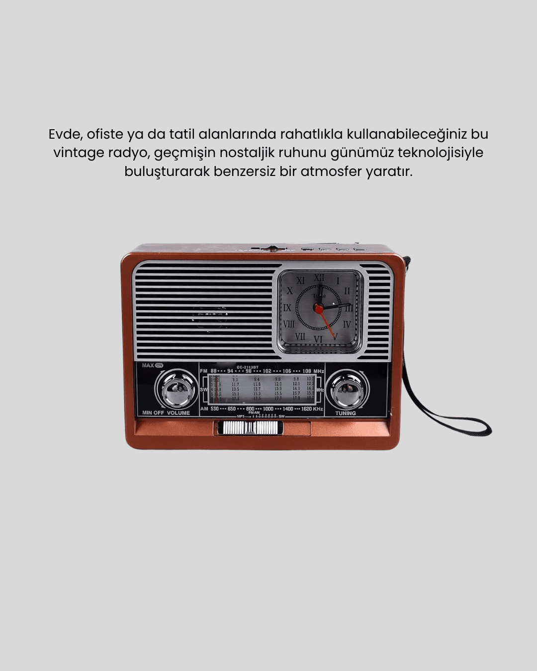 Vintage Radyo – Nostaljik Tasarım ve Modern Teknoloji Bir Arada 5